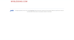 Desktop Screenshot of myblessing.com